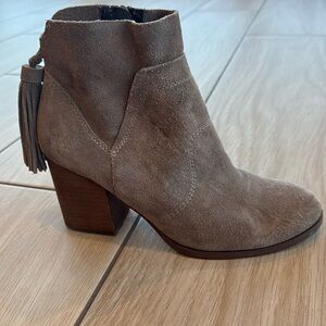 Sole Society Suedes Block Heel Bootie